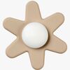 Nattou Soft Silicone Spinner med Sugekop, Clay