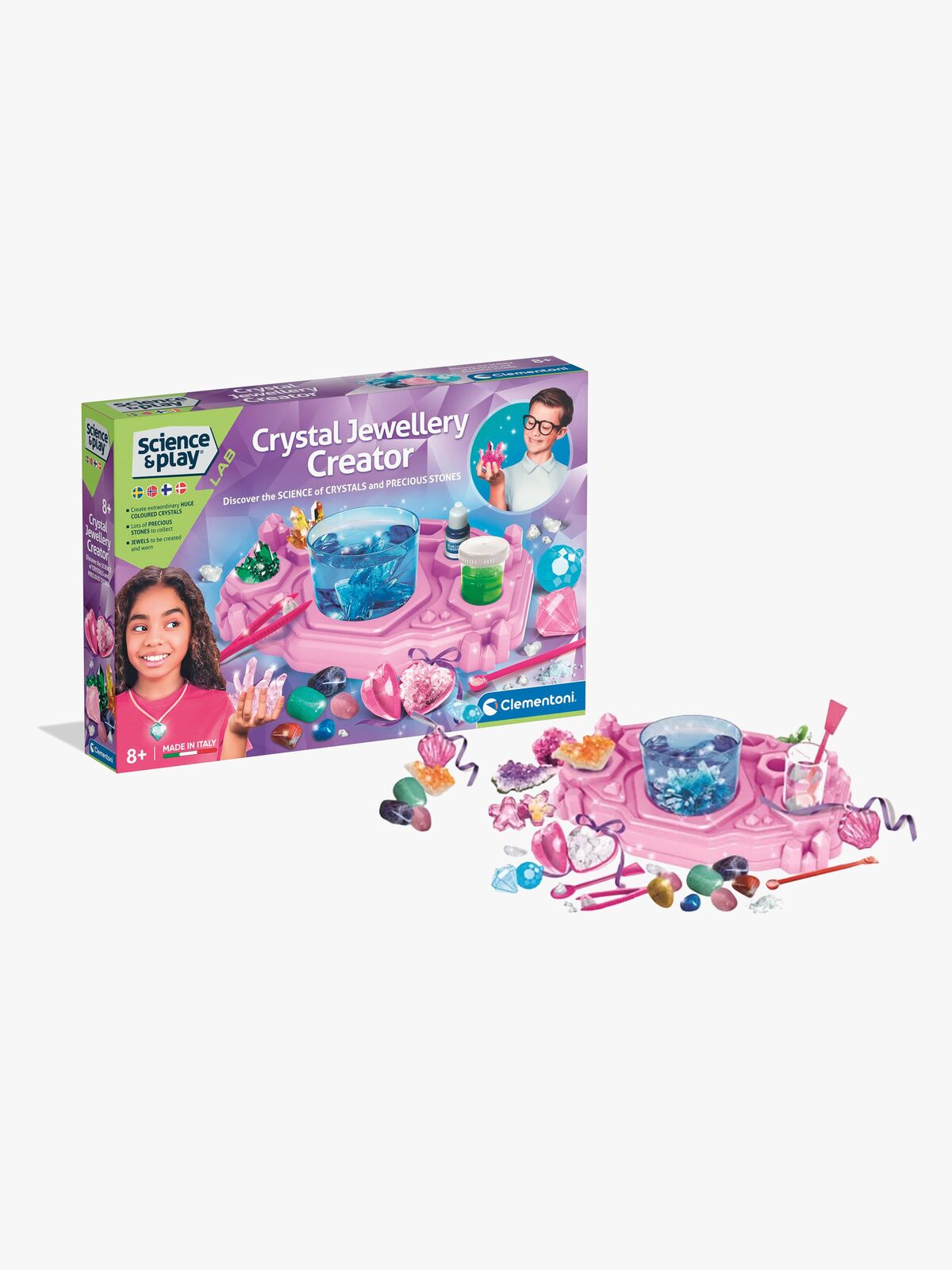 Clementoni Science & Play Krystalsæt