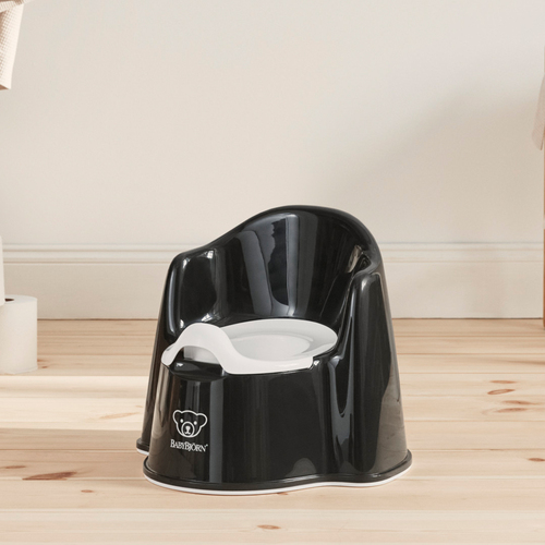 BabyBjörn Pottestol, Sort/Hvid