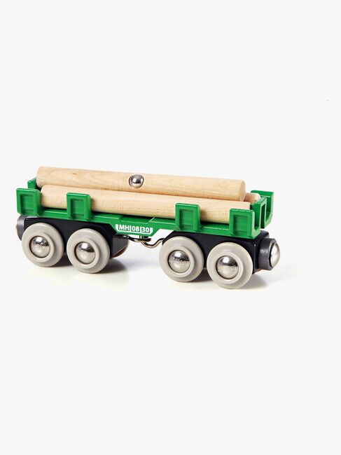 BRIO World 33696 Togvogn Med Tømmer