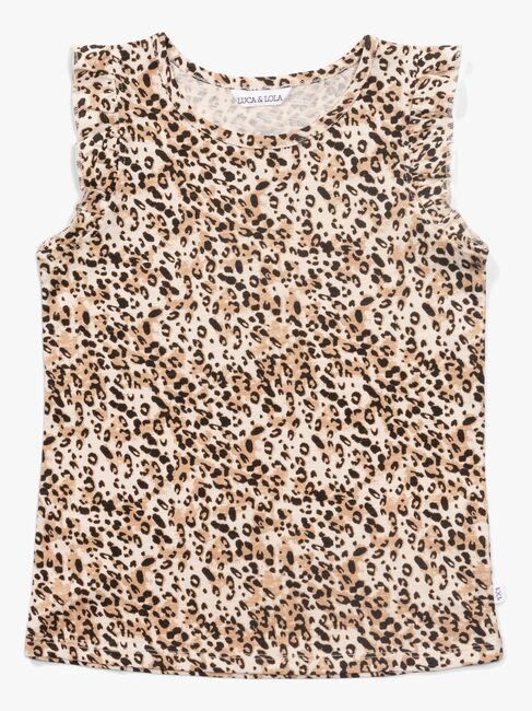 Luca & Lola Montena Top 2-pak, Leopard/Black