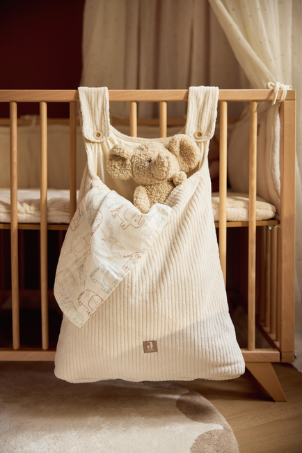Jollein Playpen Opbevaringspose Cloudy Rib, Oatmeal
