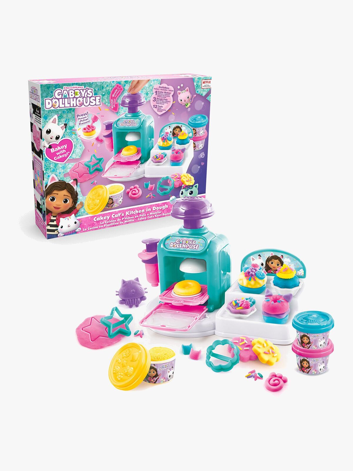 Gabby's Dollhouse Modellervoks Kagemaskine