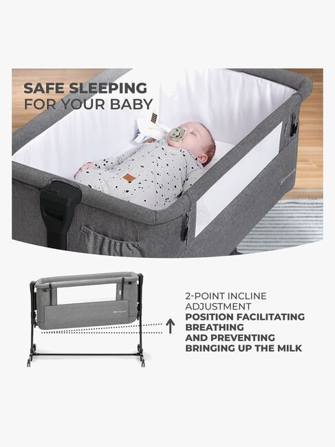 Kinderkraft NESTE GROW Weekendseng, Grå