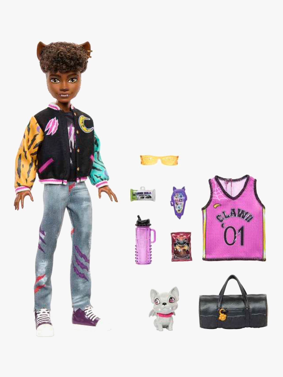 Monster High Dukke Clawd Wolf