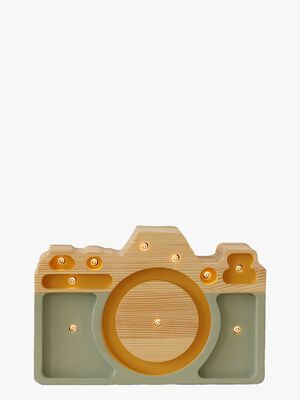 Little Lights Lampe Kamera, Grøn/Gul