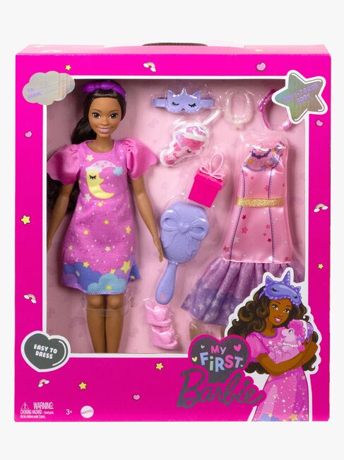 Barbie My First Dukke med Hundehvalp Night & Day