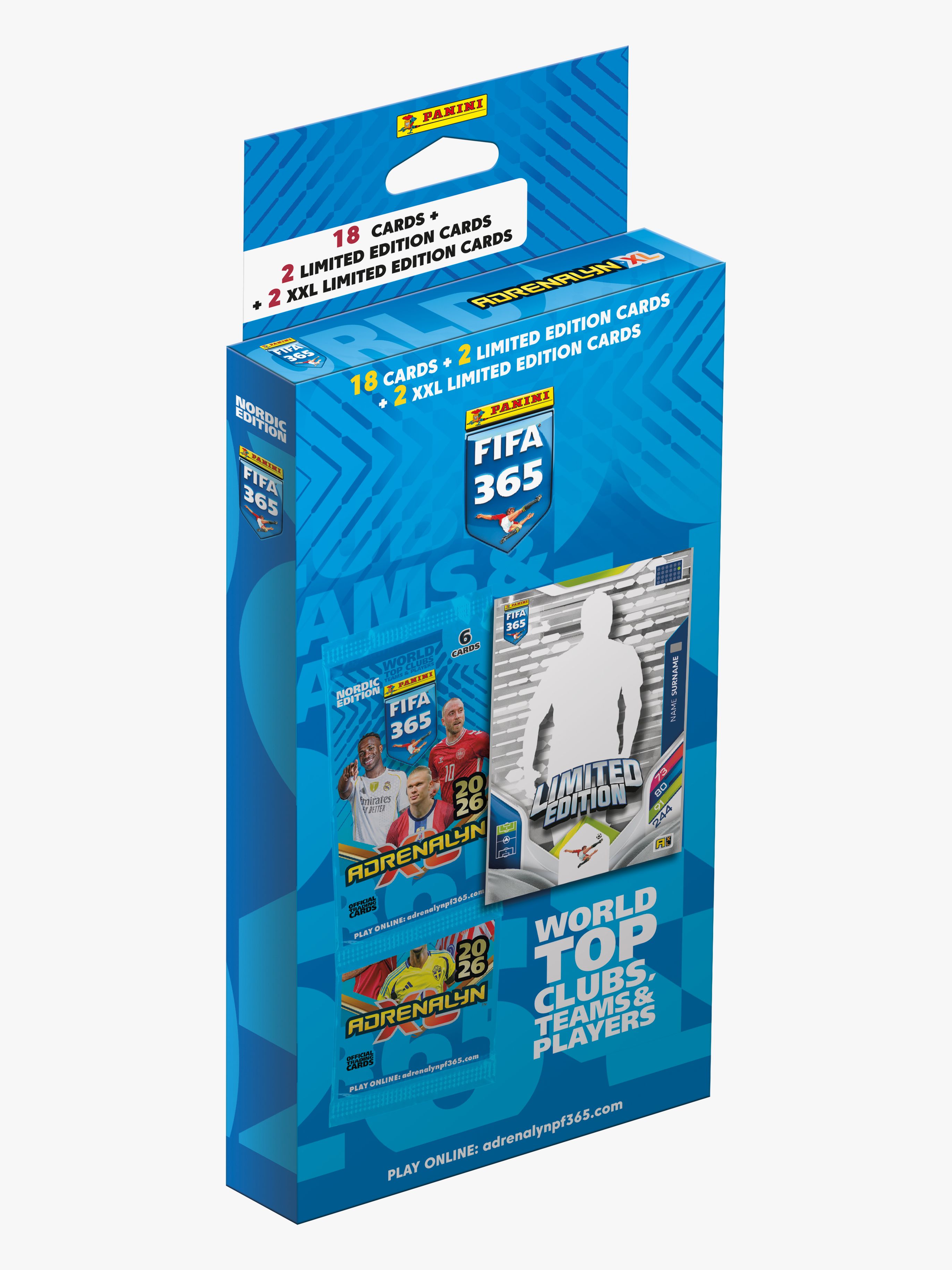 Panini FIFA 365 Adrenxl Samlekort 2026 XXl Maxi Blister