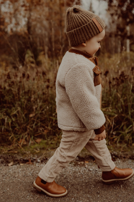 BabyMocs Strikhue, Greige