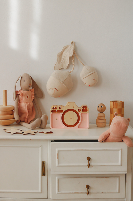 Little Lights Mini Lampe Kamera, Pastelpink