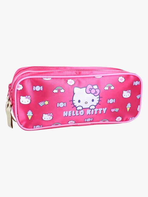 Hello Kitty Dobbelt Penalhus Follow The Rainbow, Pink