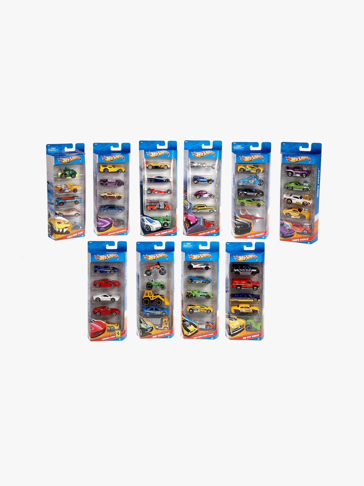 Hot Wheels Basic Biler 5-pak Blandet Udvalg