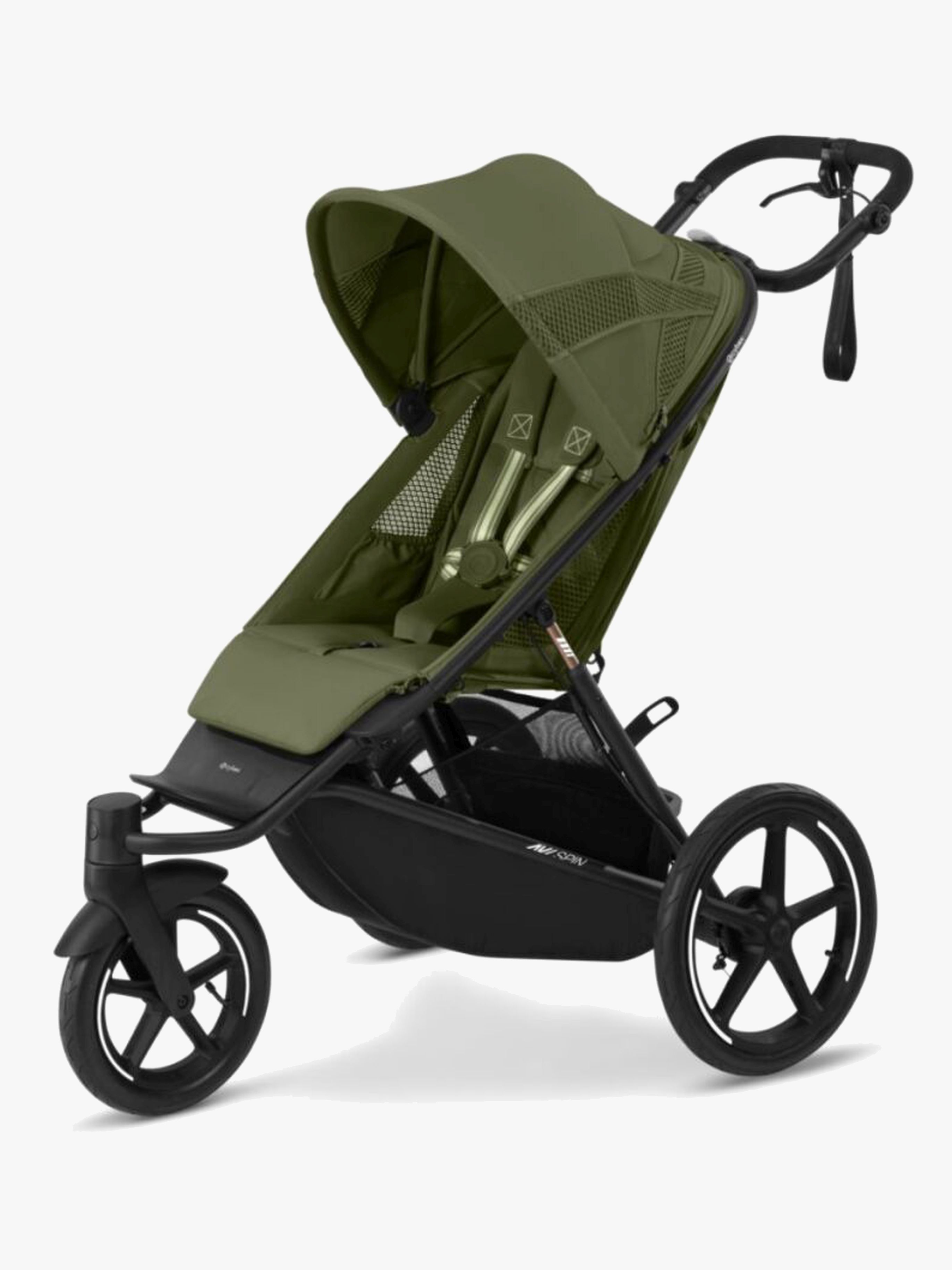 Cybex Avi Spin Løbevogn, Black/Moss Green