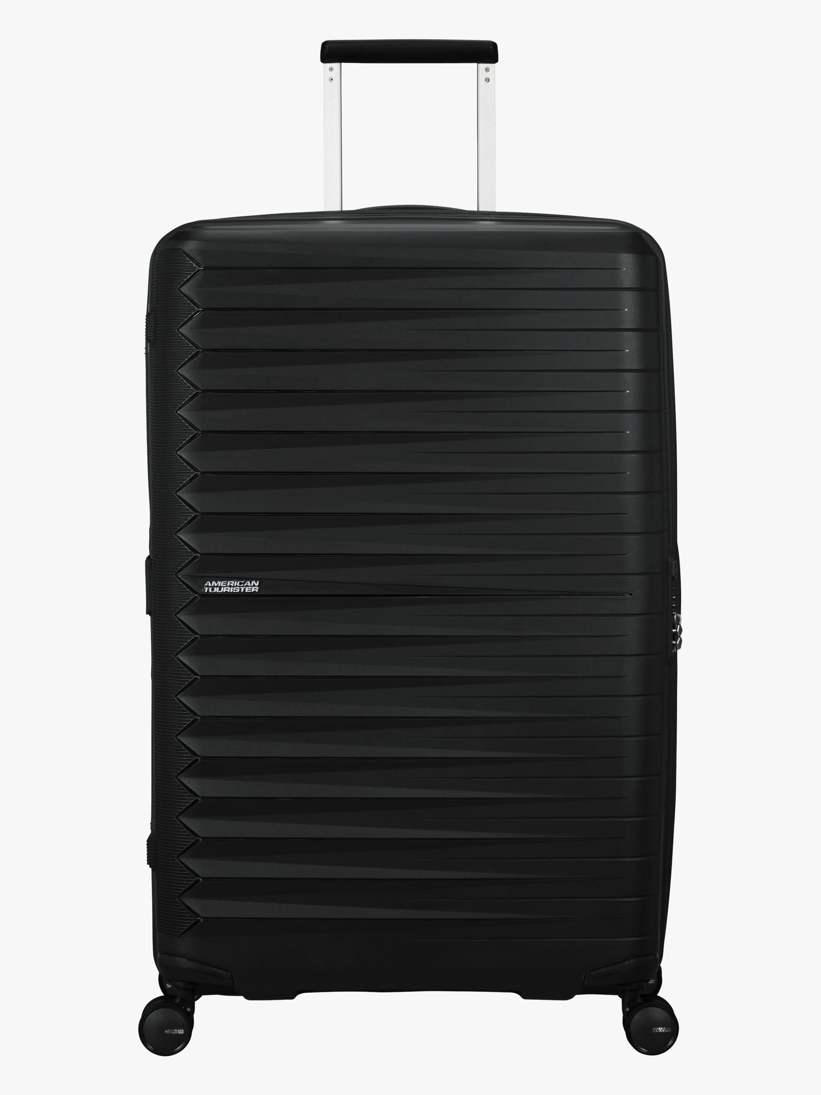 American Tourister FastForward Spinner Kuffert 108-118L, Flash Black