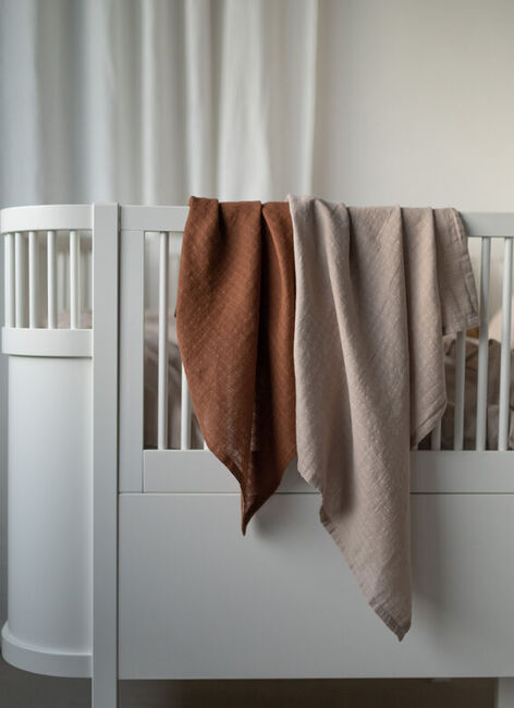 Borganäs Stofble 70x70 2-pak, Taupe