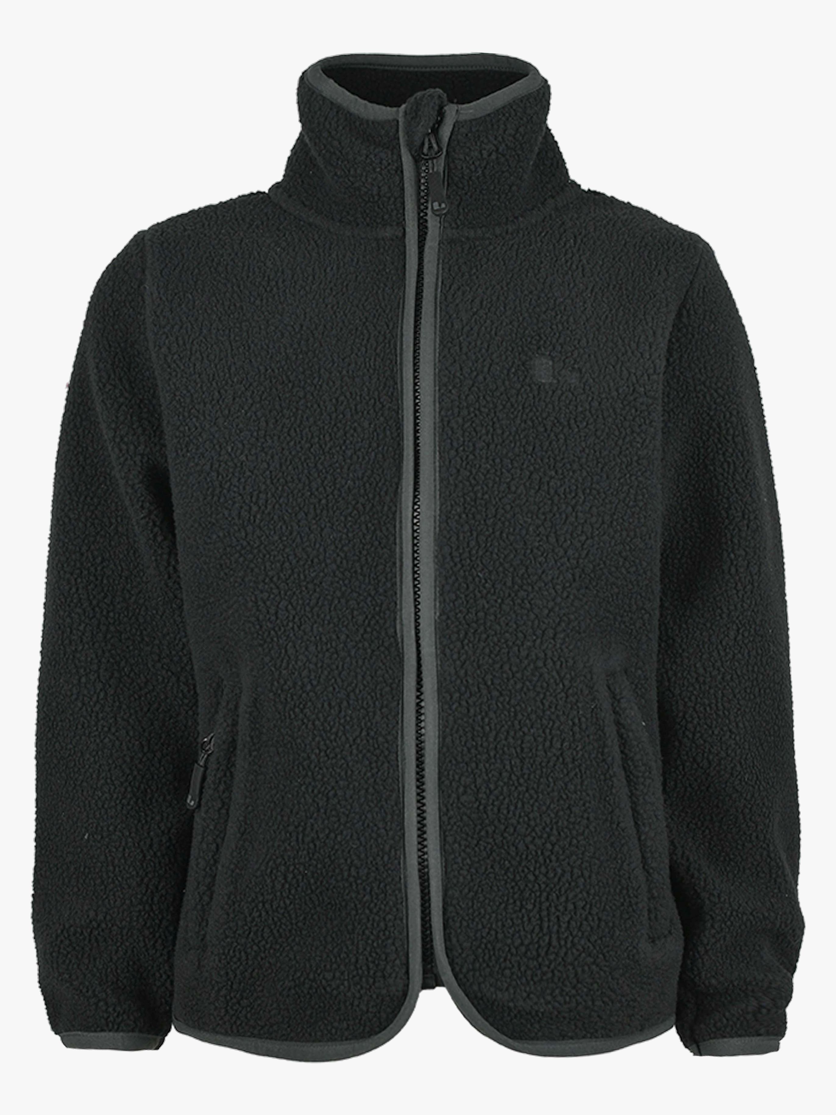 Lindberg Skogsvild Fleecetrøje, Black/Anthracite, 90