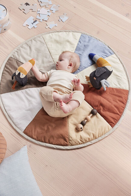 OYOY Moni  Quiltad Lekfilt, Beige