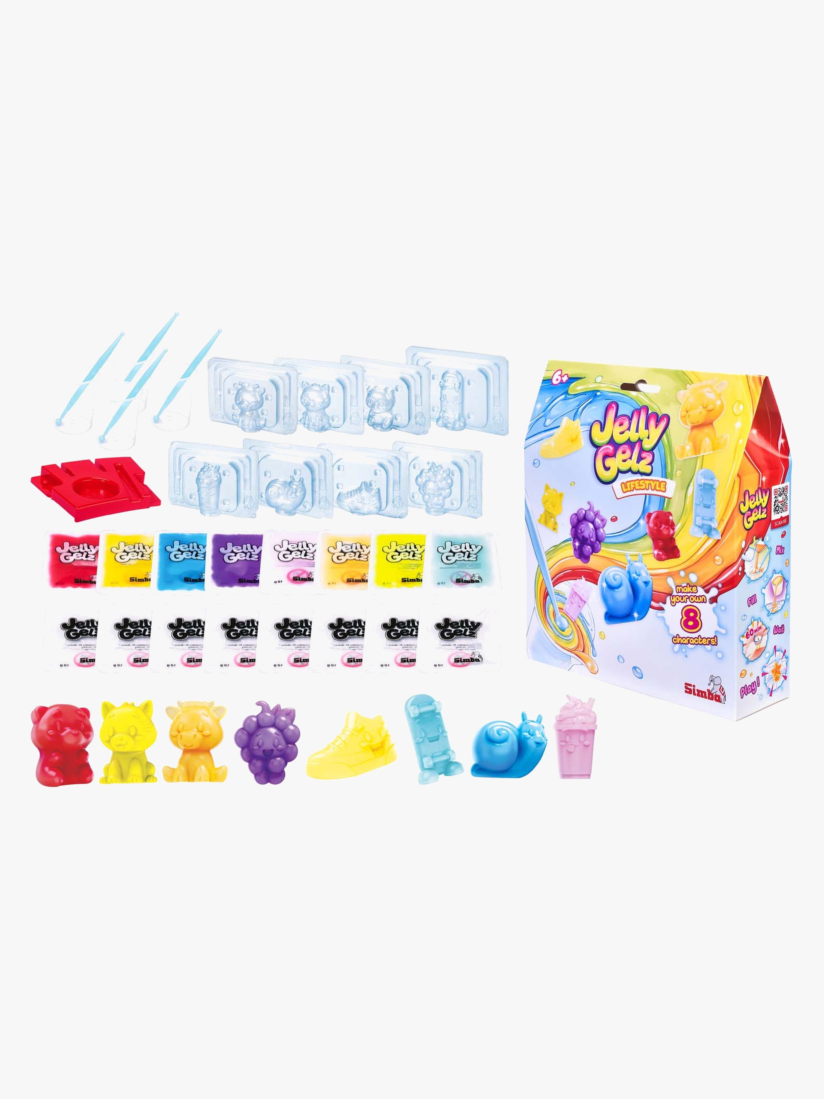 Jelly Gelz Lifestyle Krea-Sæt Med Gel Og Forme