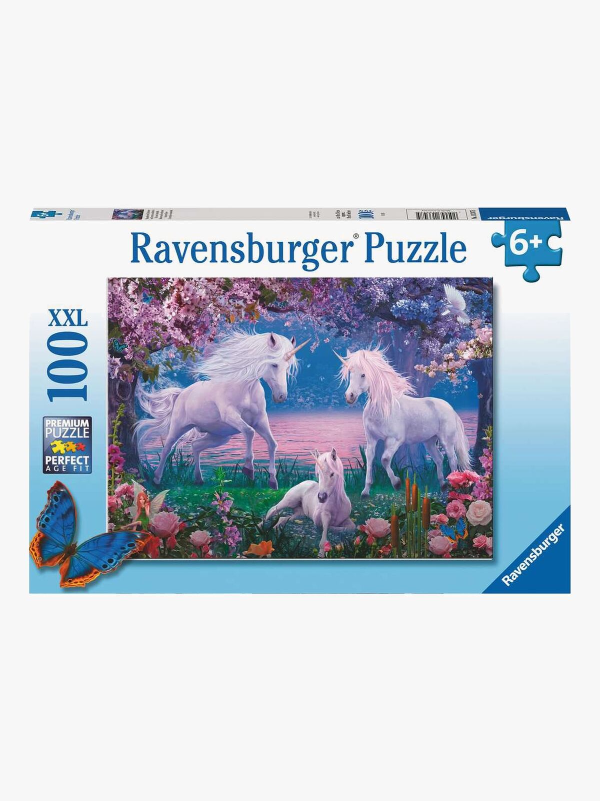 Ravensburger Unicorn Puslespil 100 Brikker