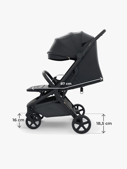 Kinderkraft NUBI 3 Klapvogn, Midnight Black