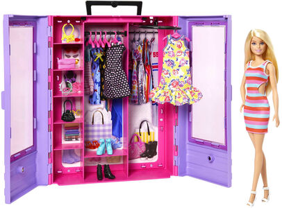 Barbie Ultimate Closet Legesæt Dukke og Garderobeskab