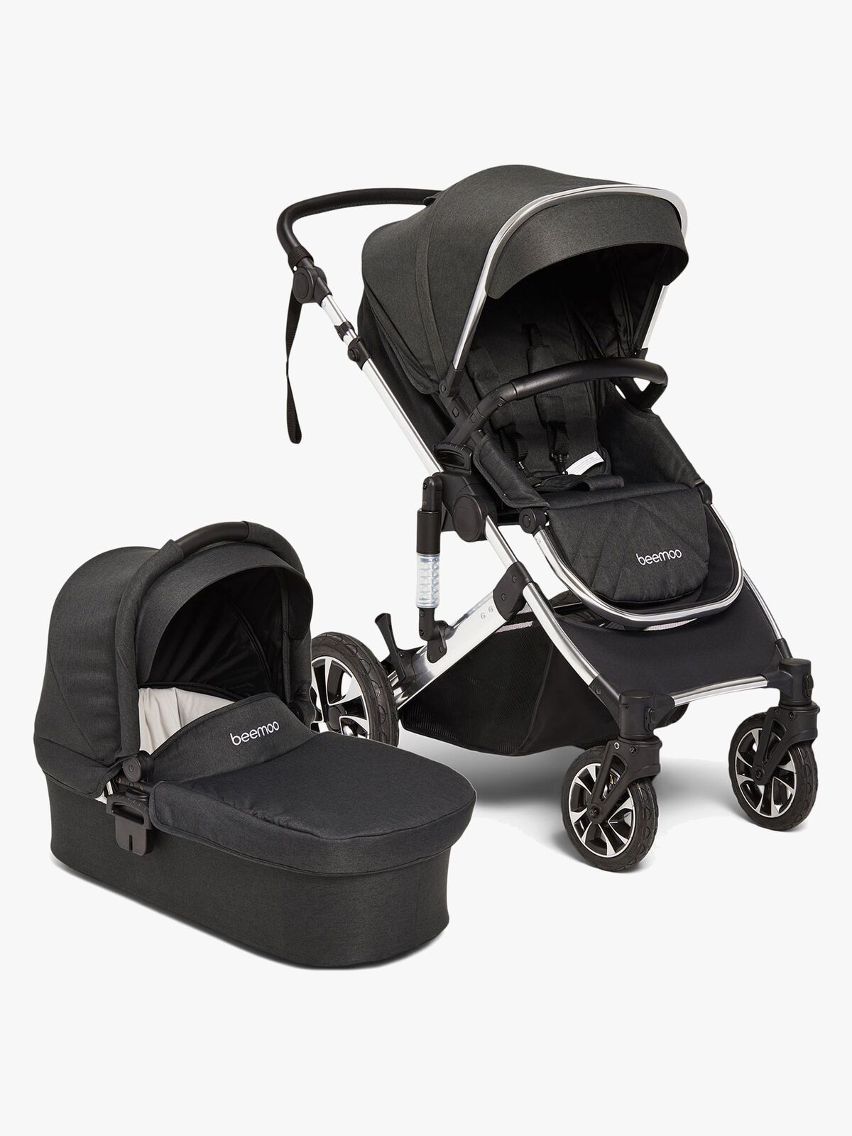 Beemoo Maxi 4 Duovogn, Black/Silver