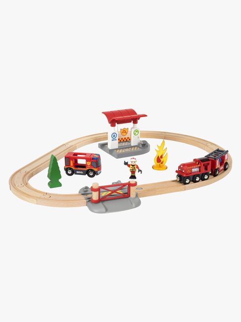 BRIO World 33815 Togsæt Med Brandmandstema