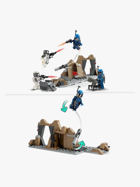 LEGO Star Wars 75373 Battle Pack med bagholdet på Mandalore
