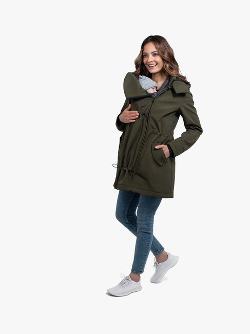 Wombat Softshell Bærejakke, Green