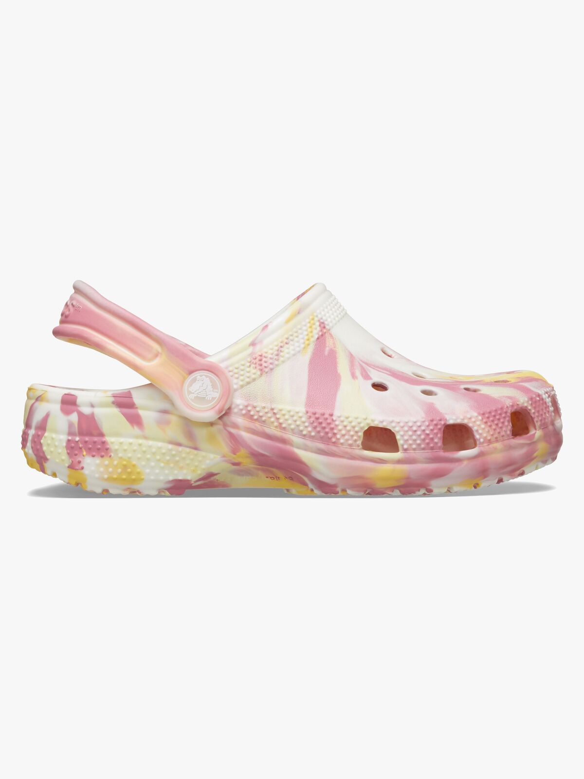 Crocs Classic Glow Marbled Clogs, Daylily/Multi