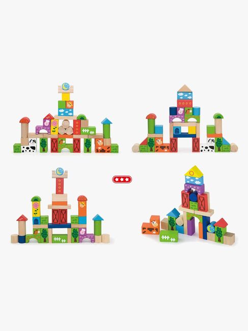 VIGA Træklodser Bondegård 50 Stk.