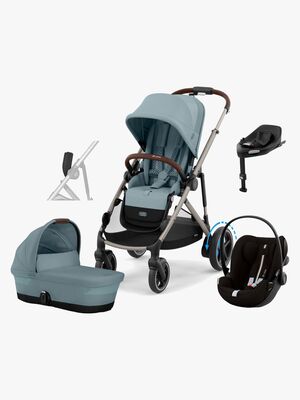 Cybex e-GAZELLE S Duovogn inkl. Cloud G i-Size Plus & Base, Stormy Blue