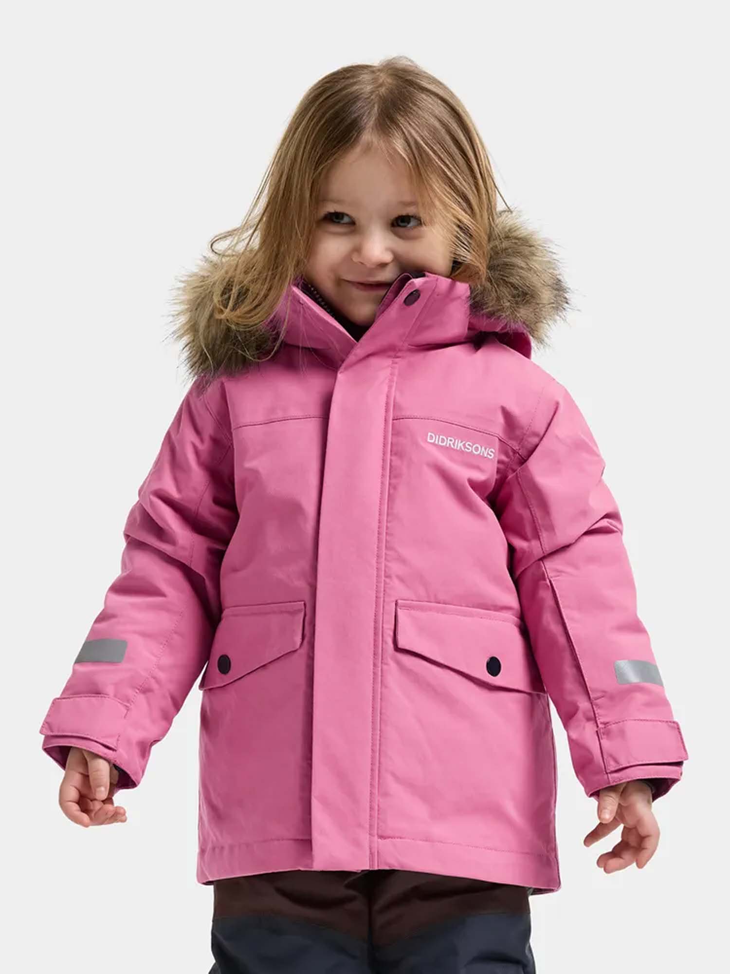 Didriksons Bjärven Vinterjakke, Heather Pink, 120