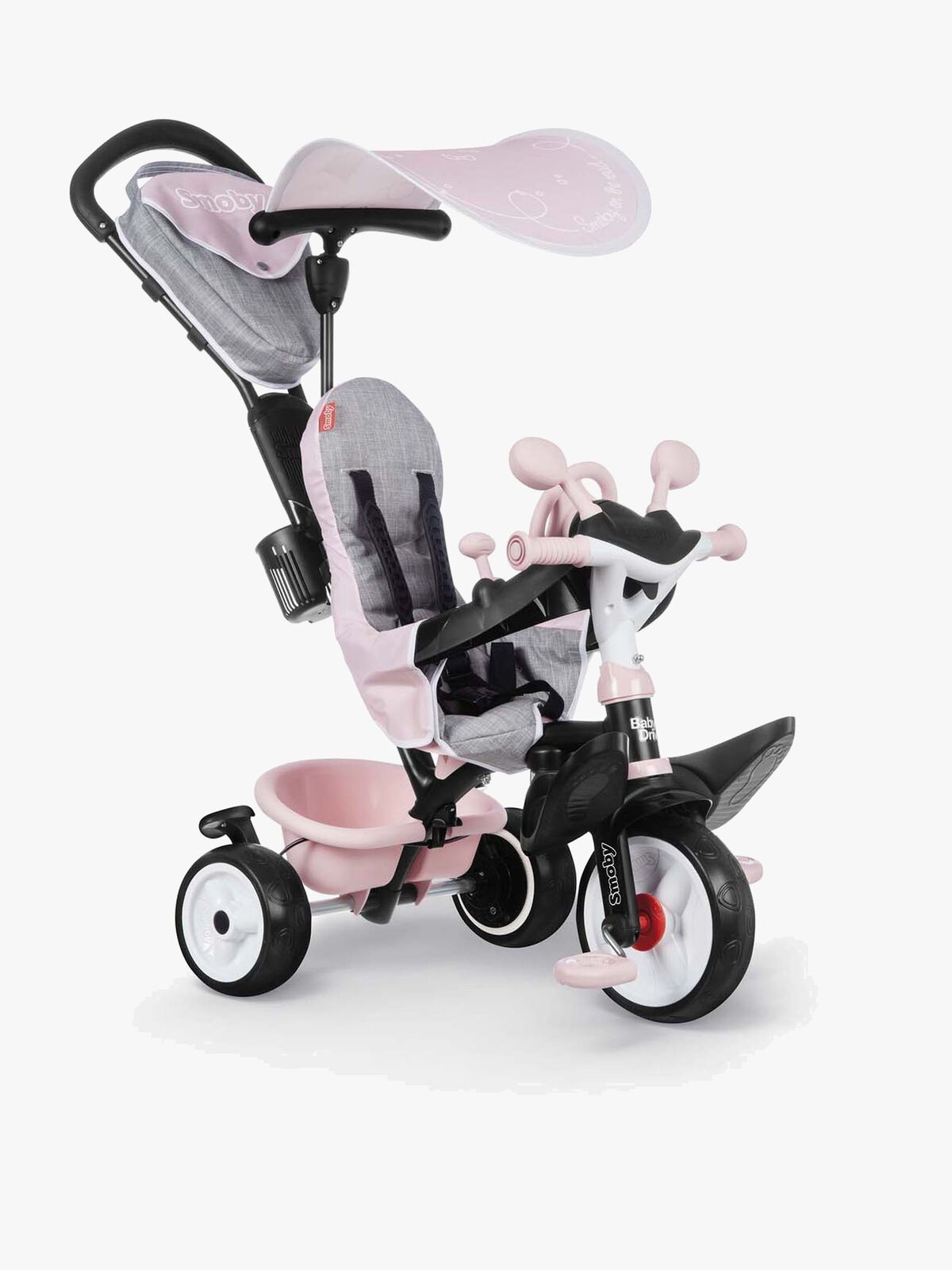 Smoby Trehjulet Cykel Baby Driver Plus, Pink