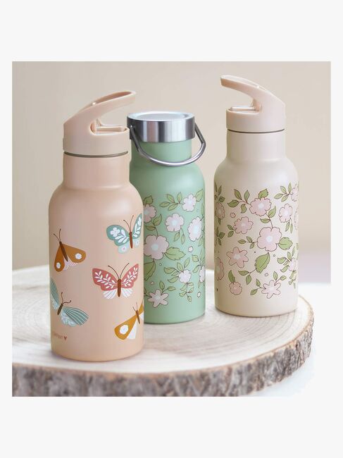 A Little Lovely Company Drikkedunk Sommerfugl 350 ml, Pink