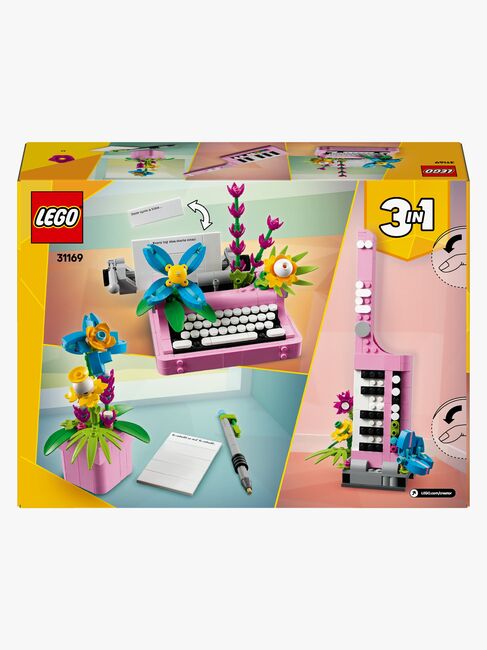 LEGO Creator 31169 Skrivemaskine med blomster