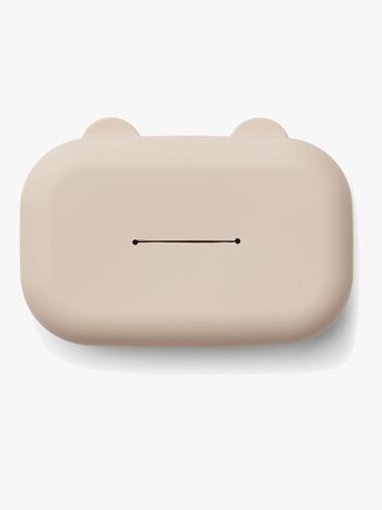 LIEWOOD Emi Opbevaringskasse til Vådservietter Silikone, Sandy