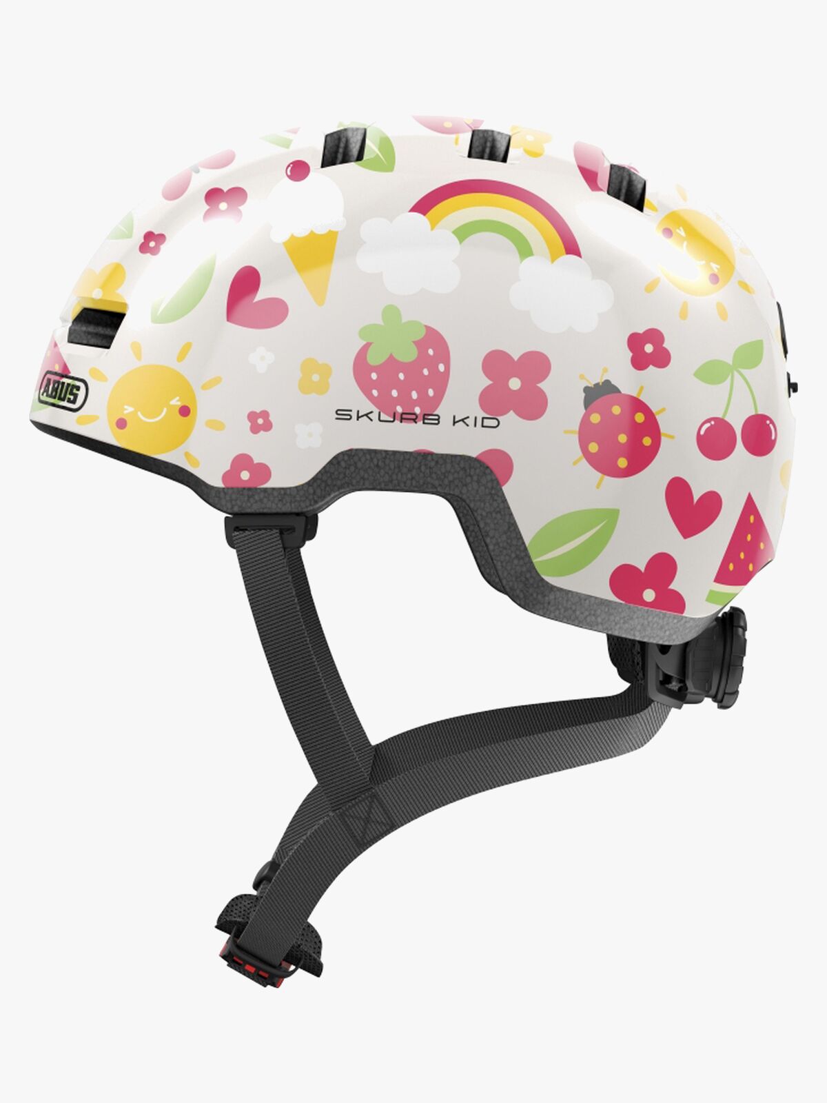 ABUS Skurb Kid Hjelm, Cream Summer