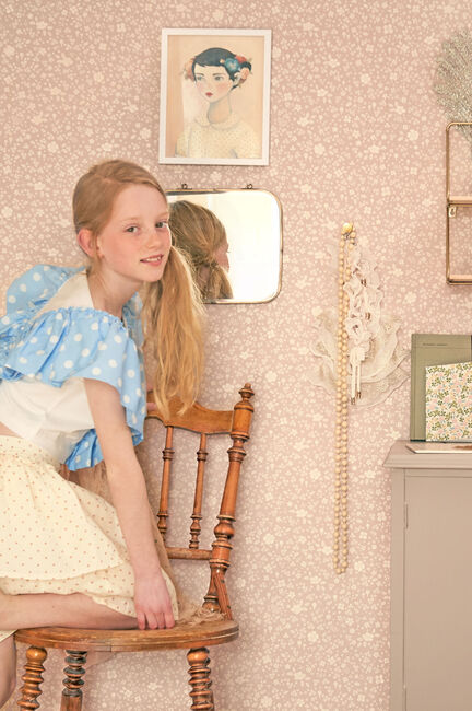 Majvillan Tapet Flora, Dreamy Lilac