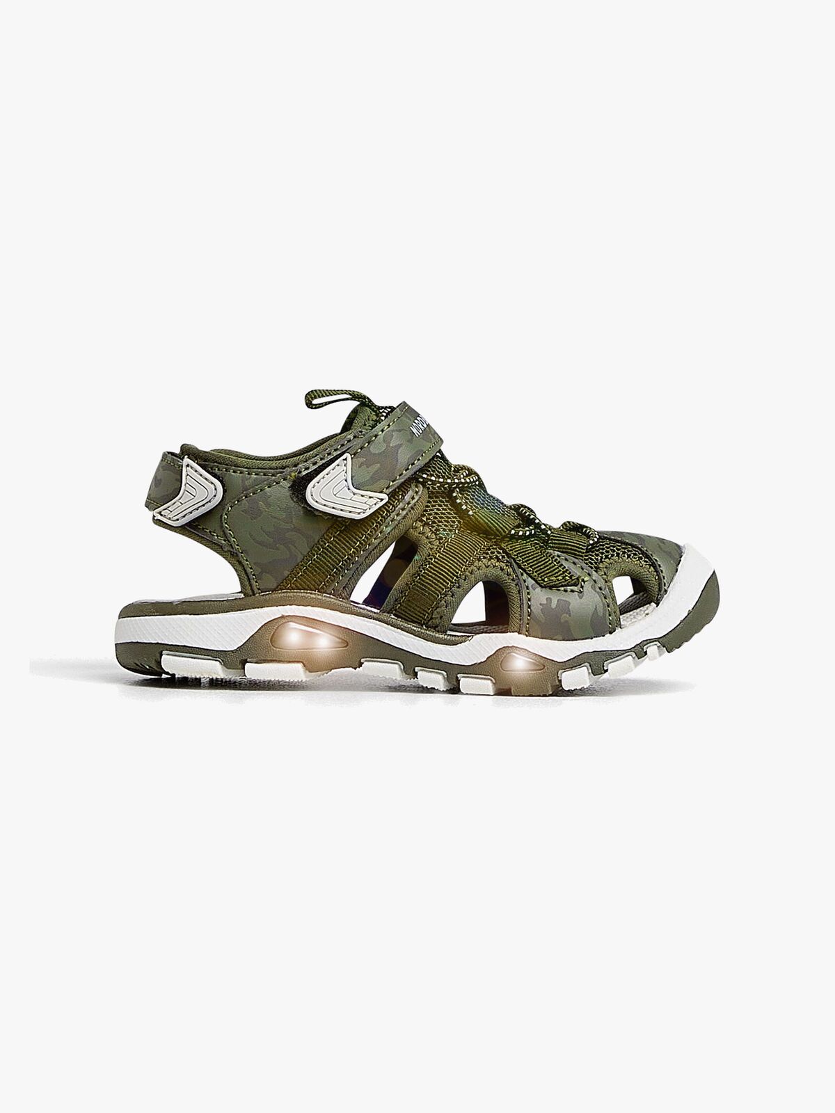 Nordbjørn Safari Blinkesandaler, Green Khaki