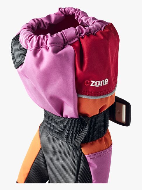 Hestra Kids Czone Vanter, Cerise/Light orange