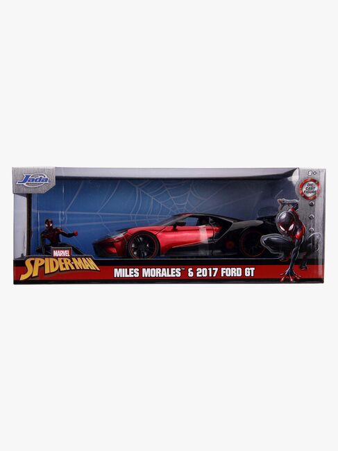 Jada Toys Spider-Man Bil med Figur Miles Morales 2017 Ford GT 1:2