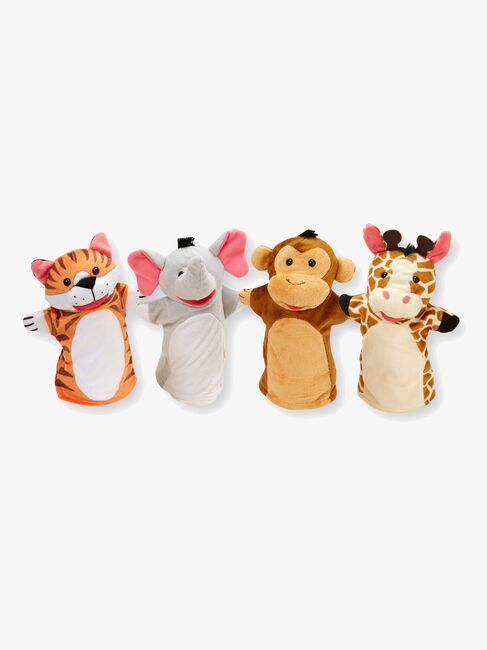 Melissa & Doug Hånddukker Bamse Zoo, 4 st