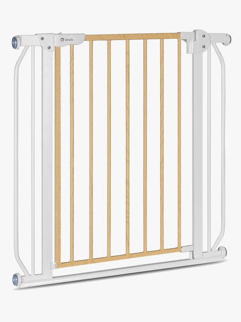 Lionelo Truus Slim Sikkerhedsgitter, White/Natural