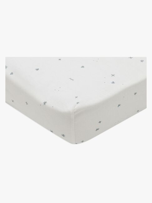 Jollein Stræklagen Twinkling 60x120, Off white/Sea Green