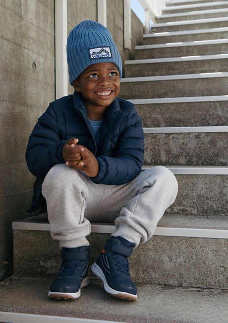 Viking Hovet Mid 1V WP Sneakers, Navy