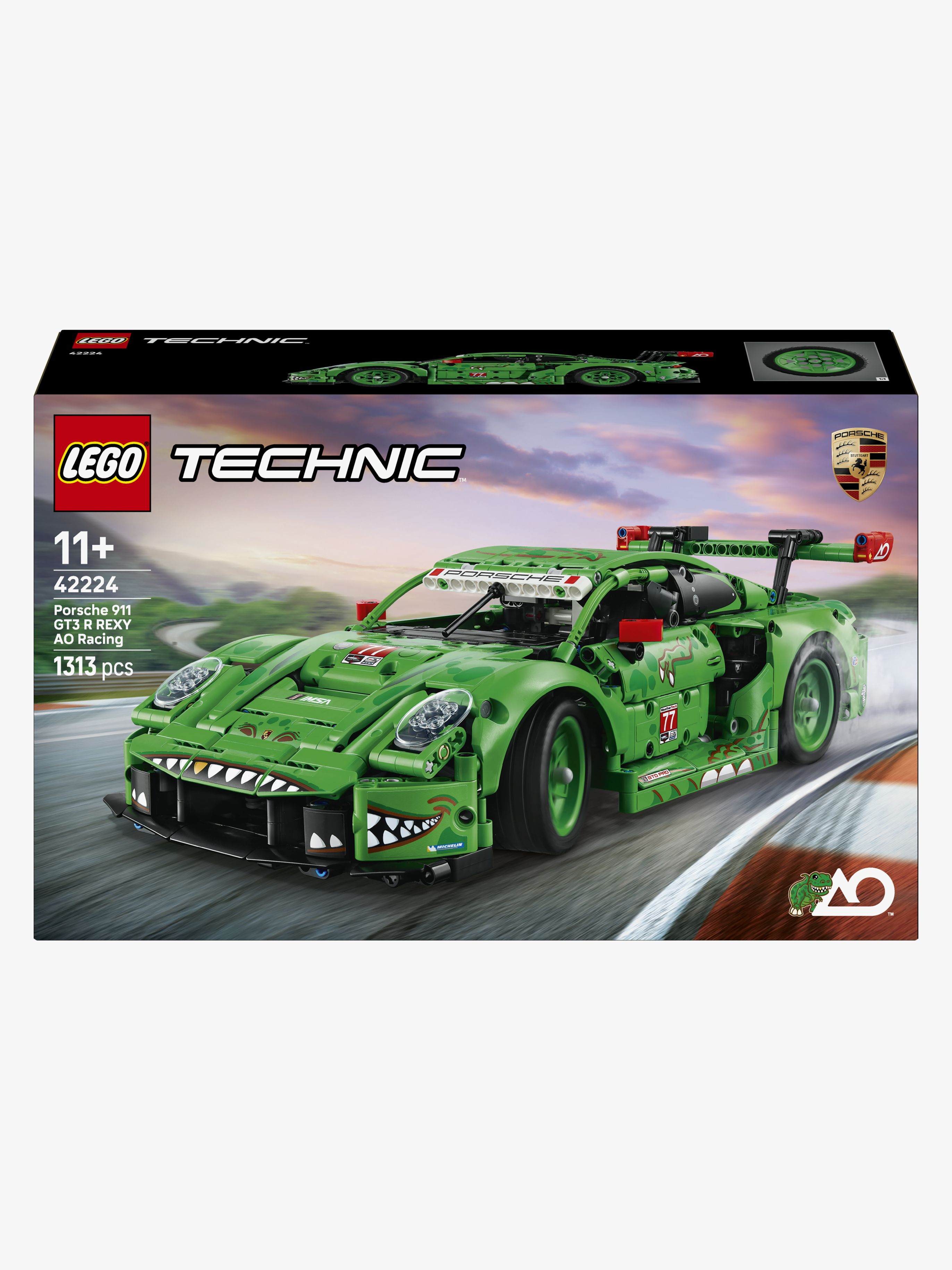 LEGO Technic 42224 Porsche 911 GT3 R REXY AO Racing-racerbil
