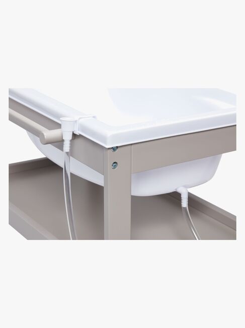 JLY Dream Puslebord med Badebalje, Warm Grey