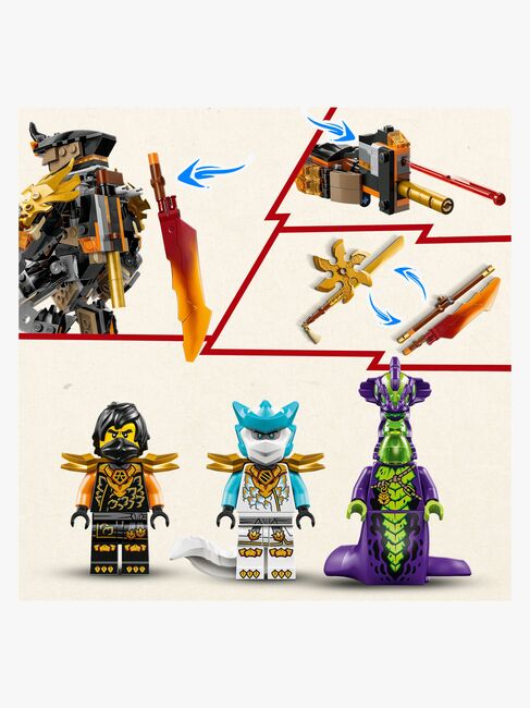 LEGO Ninjago 71854 Coles missions-mech og drage-Zane