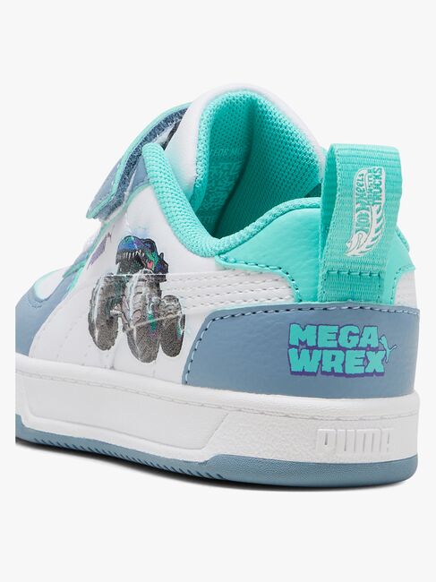 Puma Caven 2.0 Lo Hot Wheels AC+ Infant Sneakers, Cool Blue/White/Aquatic